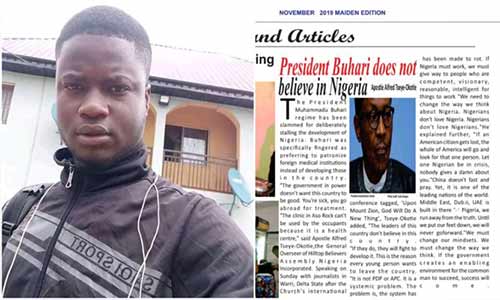 DSS arrests student over anti-Buhari articles - TheNigeriaLawyer