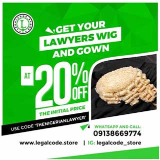Get 20% Off: Get Quality And Affordable Wigs And Gowns From Legalcode [View Packages]
