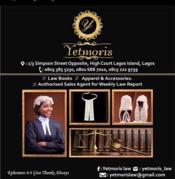 Buy Your Law Books, Legal Apparels And Accessories, At Yetmoris