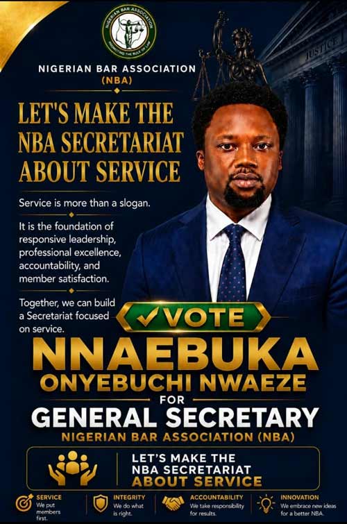 “NBA Secretariat Must Be About Service” — Nwaeze Promises Responsive, Accountable And Innovative Leadership As General Secretary
