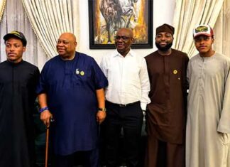 “Davido Taunts Wike Over Osun Poll Victory” — Singer Says “I Beat You Guys” As Adeleke Meets FCT Minister