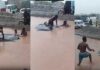“Only The Roof Was Visible” — Lagos–Ore–Benin Flood Video Sparks Questions Over FG’s Lagos–Calabar, Badagry–Sokoto Projects